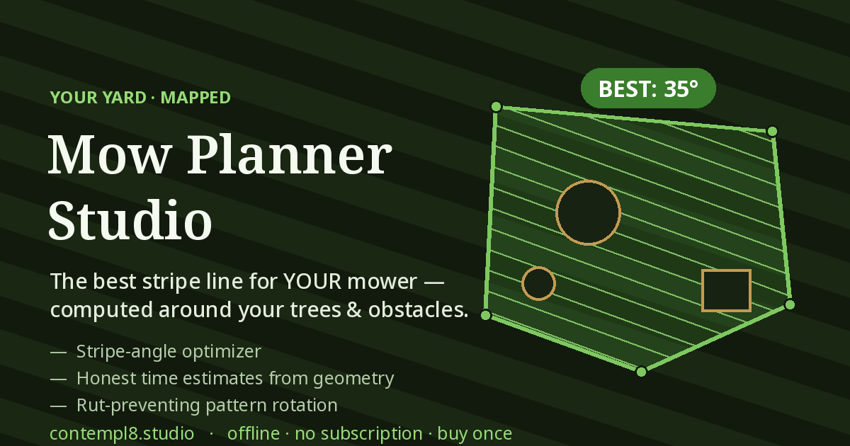 Mow Planner Studio